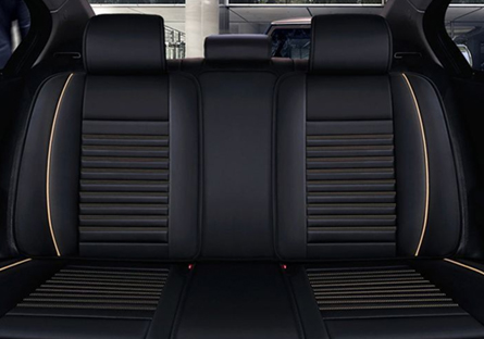 Leather Seat Cover (Jet Black)